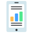 mobile data analytics icon