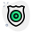 Police officer shield badge isolated on a white background icon