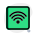 Wifi Signal for railway station and public use icon