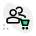 Bulk group buying option on a e-Commerce website portal icon