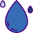 Raindrops icon