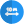 Distance of about ten kilometers range on a road signal icon