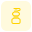 Water bottle with glucose to enhance energy levels icon