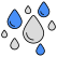 Raindrops icon