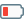 Smartphone low battery power level indication isolated on a white background icon