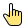 Double finger gesture interface movement on touch screen icon