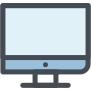 Computer monitor icon