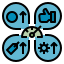 Positive kpi icon icon