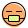 Medical or pollution mask on emoji face icon