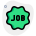 Job guarantee sticker isolated on a white background icon