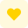 Heart or love shape isolated on a white background icon