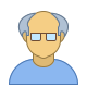 Person Old Male Skin Type 4 icon