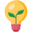 Eco light icon