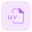 A WV file is an audio file compressed using WavPack Hybrid Lossless Compression icon