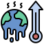 Climate change icon