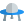 UFO spaceship with three legs support layout icon