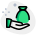 Banking loan with money bag in hand icon