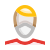 Masked man icon