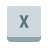 X Key icon