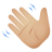 Waving Hand Medium Light Skin Tone icon