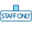 STAFF ONLY icon