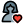 Favorite user profile picture with heart logotype icon