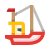 Fishing boat icon