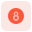 Billiards for the eight ball game layout icon