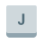 J Key icon