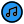 Music application with musical note icon layout icon