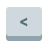 Left Angle Parentheses Key icon