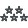 Five stars icon