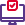 Desktop computer for counting state election result icon