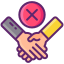 No Handshake icon