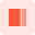 Right order grid bar strip section layout icon