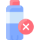 No Plastic Bottles icon