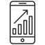 Mobile Graph icon