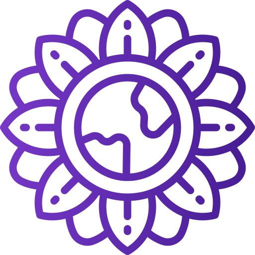 earth flower icon