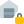 Locked pivate property warehouse with padlock symbol icon