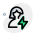 Flash logotype used for profile pictures as a indication of energized icon