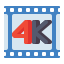 4k Film icon