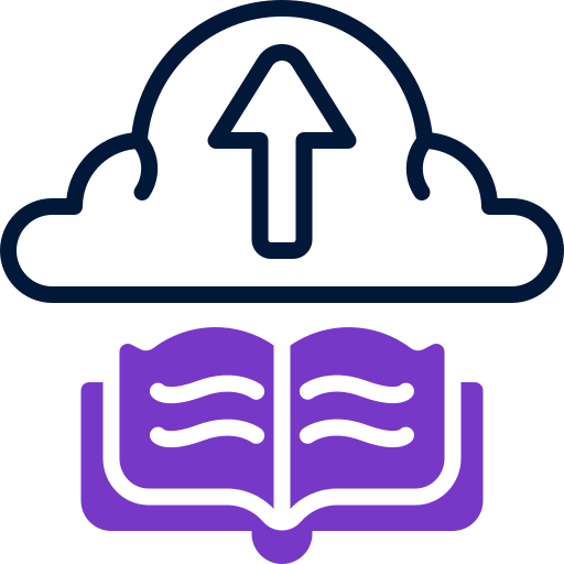 book cloud icon