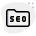 Seo folder with all tools and tweak isolated on a white background icon