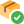 Quality check before packing of a delivery item icon