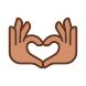 Hands Heart Gesture icon