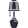 Standing lamp icon