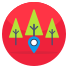 Forest Location icon