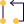 Algorithm diagram from one node to another node pathway icon