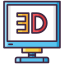 3d Film icon