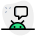 Messenger and chat program on Android operating software icon